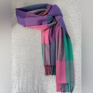 J. Crew Multicolor Plaid Scarf
